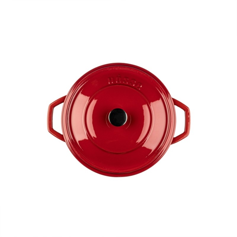 Чугунена Тенджера Hosse Дълбока, Rubin, Ф24 | Чугуненa тенджерa |  |