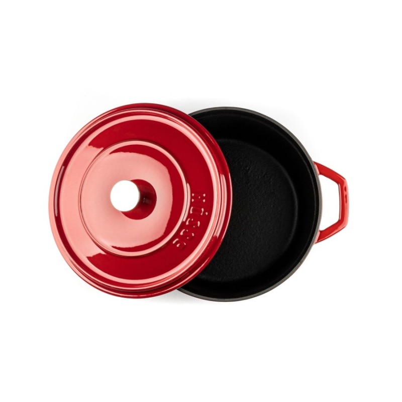 Чугунена Тенджера Hosse Дълбока, Rubin, Ф24 | Чугуненa тенджерa |  |