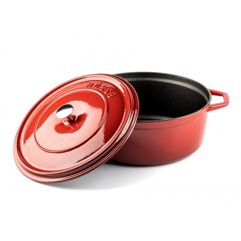 Чугунена Тенджера Hosse Дълбока, Rubin, Ф24 | Чугуненa тенджерa |  |